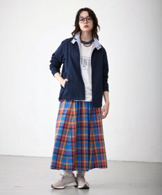 J.PRESS YORK STREET 【WOMEN】チェックフレアスカート