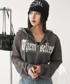 WEGO ジャガードメッシュパーカー