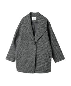 AMERICAN HOLIC ツイードライクコクーンミディコート