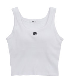 WEGO 【カップ付きインナー】グラフィックカップ付きリブタンク