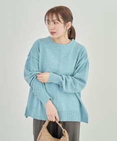 Green Parks ベロアモールリラックスサイズニットプルオーバー