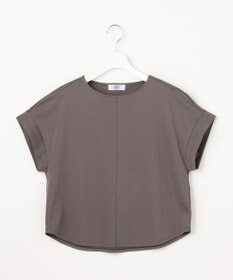 J.PRESS LADIES L 【2WAY】コットンスムース フレンチスリーブ カットソー