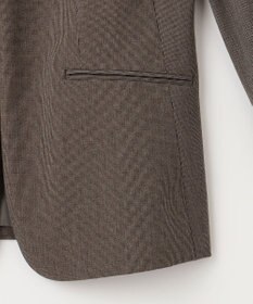 J.PRESS LADIES T/Rアルガンシルク ノーカラー ジャケット