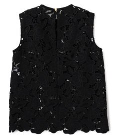 BEIGE， CITRINE / エンブロイダリーレースノースリーブブブラウス