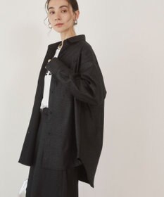 WEGO 【ANGIE VINTAGE】レザーライクシャツ＆スカートセットアップ