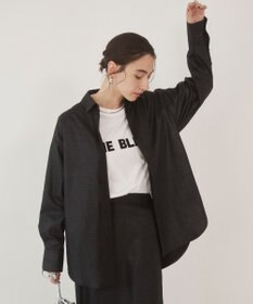 WEGO 【ANGIE VINTAGE】レザーライクシャツ＆スカートセットアップ