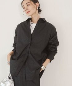 WEGO 【ANGIE VINTAGE】レザーライクシャツ＆スカートセットアップ