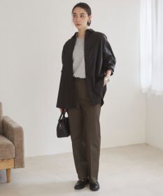 WEGO 【ANGIE VINTAGE】レザーライクシャツ＆スカートセットアップ