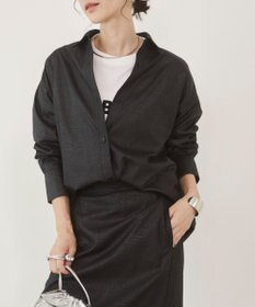 WEGO 【ANGIE VINTAGE】レザーライクシャツ＆スカートセットアップ