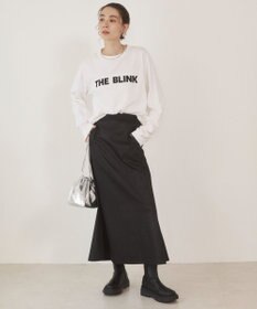 WEGO 【ANGIE VINTAGE】レザーライクシャツ＆スカートセットアップ