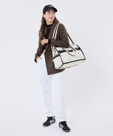 LeSportsac DELUXE MED WEEKENDER/スペクテイターサンドバー/ブラック