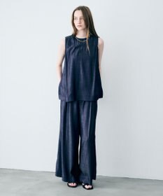 uncrave リヨセルデニム ノースリーブブラウス