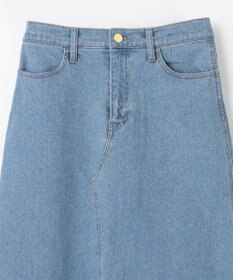 ANY 【洗濯機可能/ストレッチ】フロントスリットデニムスカート