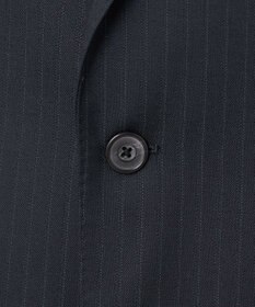 GOTAIRIKU シワになりにくい【御幸毛織/みゆきけおり】DRY SPINNER(ドライスピナー)スーツ（ダークグリーンストライプ）