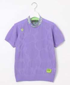 PW CIRCULUS 【手洗い可能】【WOMEN】アニマルドットニットモック ゴルフウェア レディース