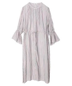 earth music&ecology マルチストライプワンピース