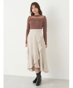 earth music&ecology シアードッキングニットプルオーバー