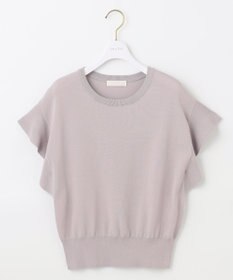 ANY SIS 【美人百花6月号掲載】フレンチスリーブニット Tシャツ