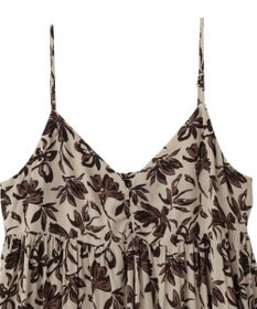 YECCA VECCA アートプリントキャミワンピース