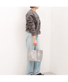 UNBILLION カシュカシュ cachecache / ソフトエナメルスクエア手提げトートS