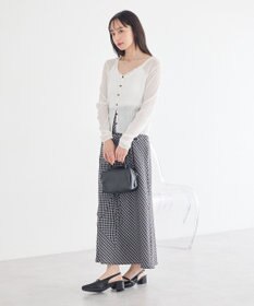 earth music&ecology シアーリブカーディガン