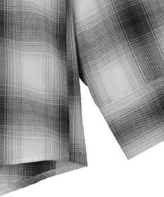 WEGO 【ユニセックス着用ITEM】グラフィックオンブレチェックシャツ（LS）