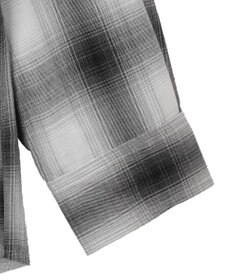 WEGO 【ユニセックス着用ITEM】グラフィックオンブレチェックシャツ（LS）