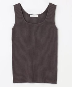 ANY 【洗濯機可能】タンクトップリブニット