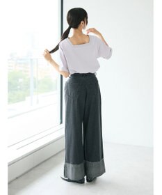 CRAFT STANDARD BOUTIQUE 接触冷感/抗菌防臭/ 前後2WAY半袖スクエアネックTee