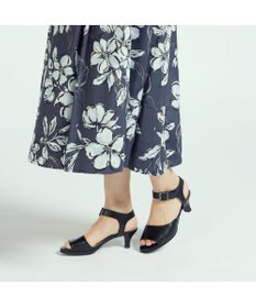 ASICS WALKING ペダラ ヒールサンダル 2E 5.0cmヒール