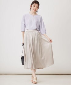 ANY SIS 【洗える】オーロラギャザー スカート