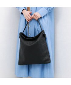UNBILLION ペルケ perche / レザーメッシュ1本手結びトート