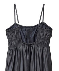Green Parks レザー風キャミワンピース