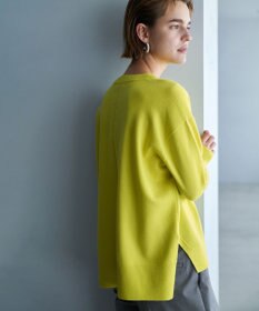 ICB 【新色追加】ソフトカシミヤミックス クルーネックニット