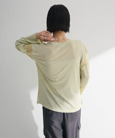Green Parks シアー切替長袖プルオーバー