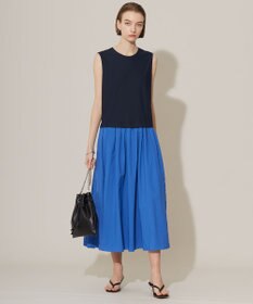 ICB L 【接触冷感・UVカット・洗える】アトラストリコット コンビドレス