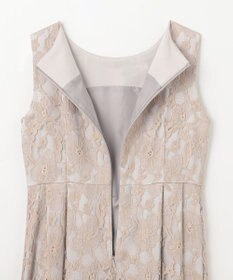 GRACE CONTINENTAL リバーレースタックドレス