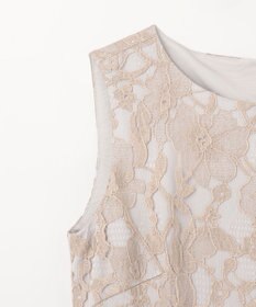 GRACE CONTINENTAL リバーレースタックドレス