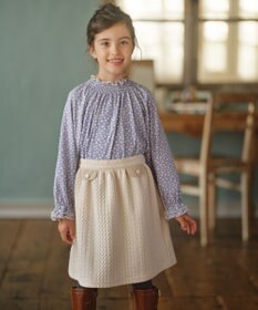 組曲 KIDS 【150-160cm】シャーリング Tシャツ