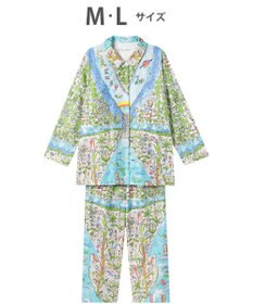 tsumori chisato SLEEP ツモリチサト パジャマ 綿100%(本体) サテン 長袖 長ズボン レディース UDX506/ワコール