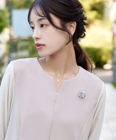 Tiaclasse フラワーコサージュブローチ