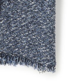 ICB L 【ドラマ「続・続・最後から二番目の恋」着用】 デニムライクツィード ニットジャケット