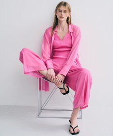 uncrave トリコットシフォン ロングシャツ