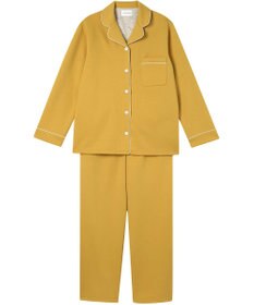 une nana cool 【綿混】ハイゲージダブルエアー 長袖開襟パジャマ MADE WITH LIBERTY FABRIC
