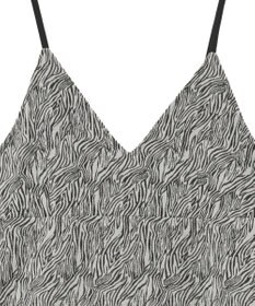 CRAFT STANDARD BOUTIQUE ゼブラ柄キャミワンピース