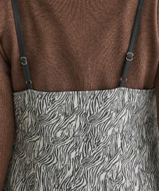 CRAFT STANDARD BOUTIQUE ゼブラ柄キャミワンピース