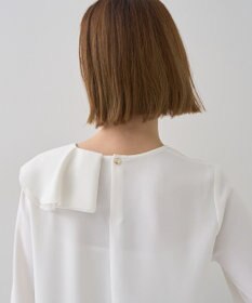 YECCA VECCA アシメラッフルブラウス