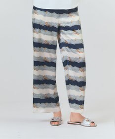 GRACE CONTINENTAL ロープボーダーパンツ