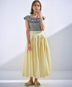 組曲 【組曲×setsuko sagittaire】カーヴィフレアスカート