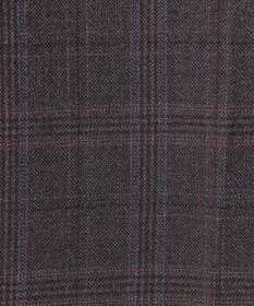 J.PRESS LADIES L 【洗える】T/Rアルガンシルクチェック テーパード パンツ